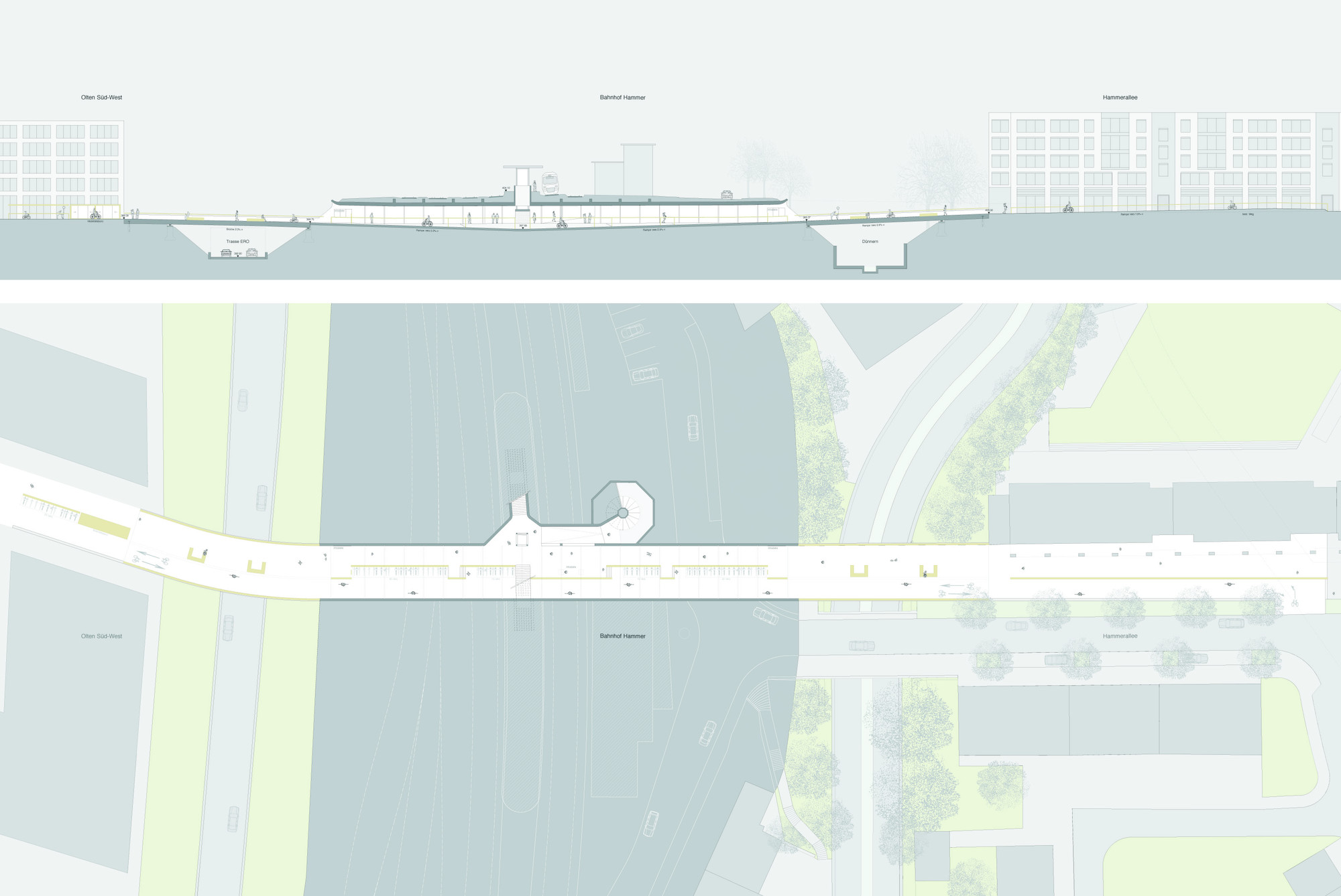 Personenunterführung Hammer in Olten