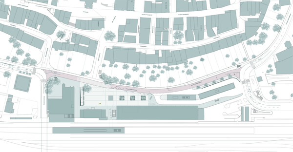 Bahnhofplatz Zofingen Situation Erschliessung