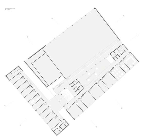 Zentrumsbauten Derendingen Grundriss 2.Obergeschoss